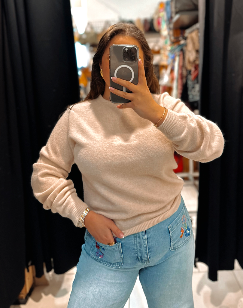 Pull Bérénice beige