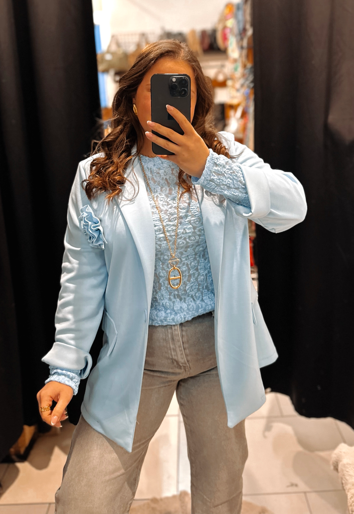 Veste Anaïs bleu ciel