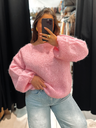 Pull Ginette rose