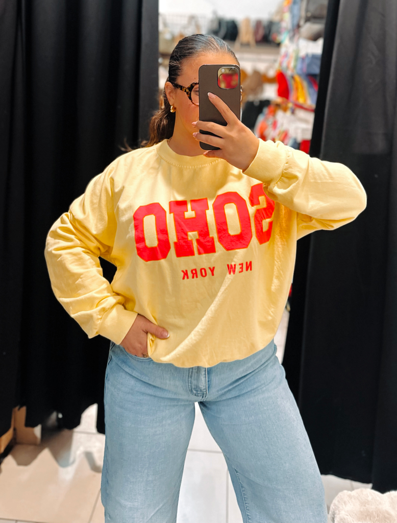 Sweat Soho jaune