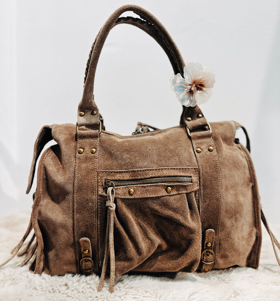 Sac gaga Xl taupe en daim
