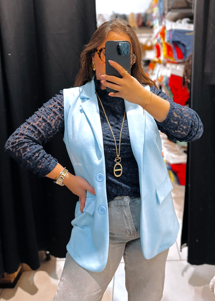 Blazer Nina bleu ciel