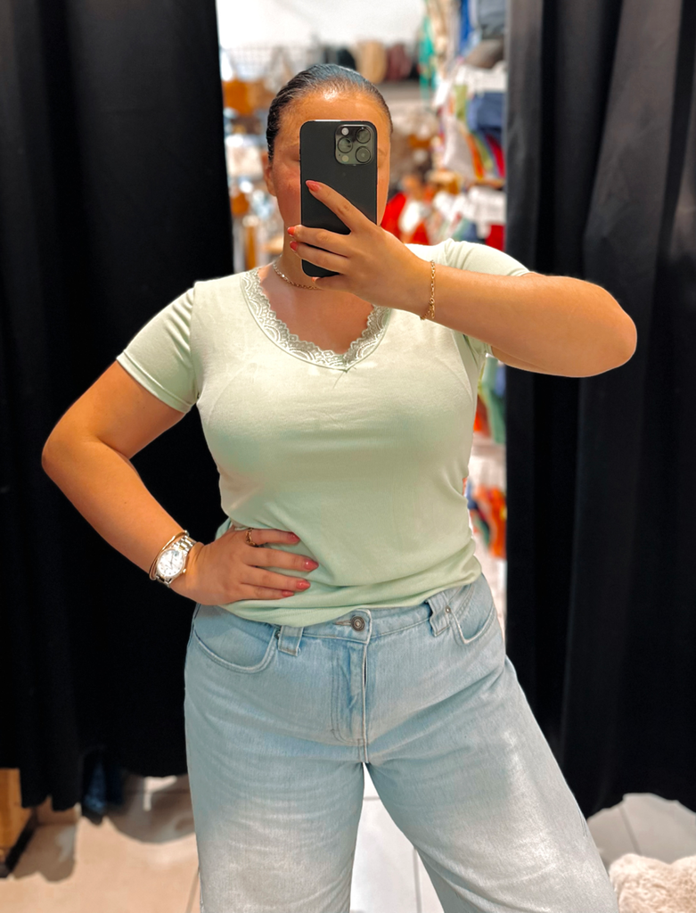 T-shirt Sarah vert d’eau