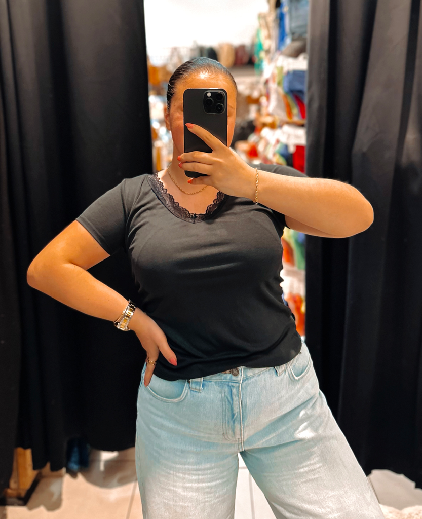 T-shirt Sarah noir
