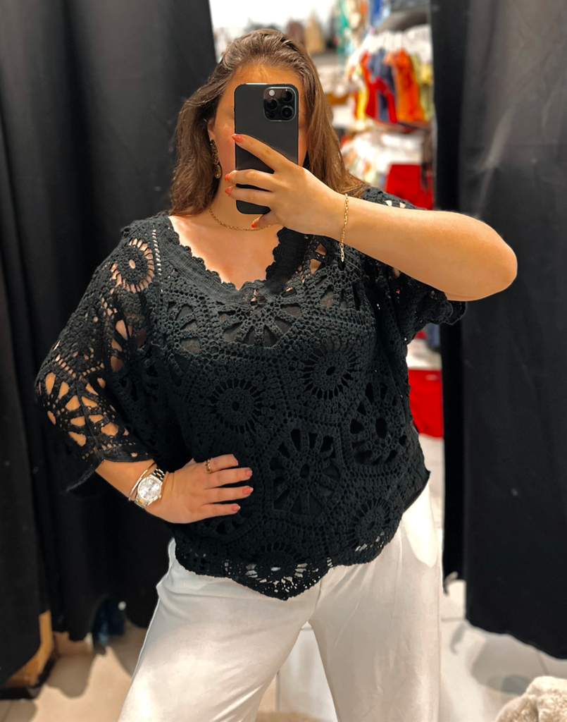 Blouse Jade noire