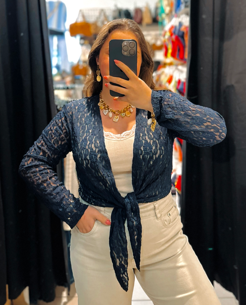 Gilet Noéline bleu marine