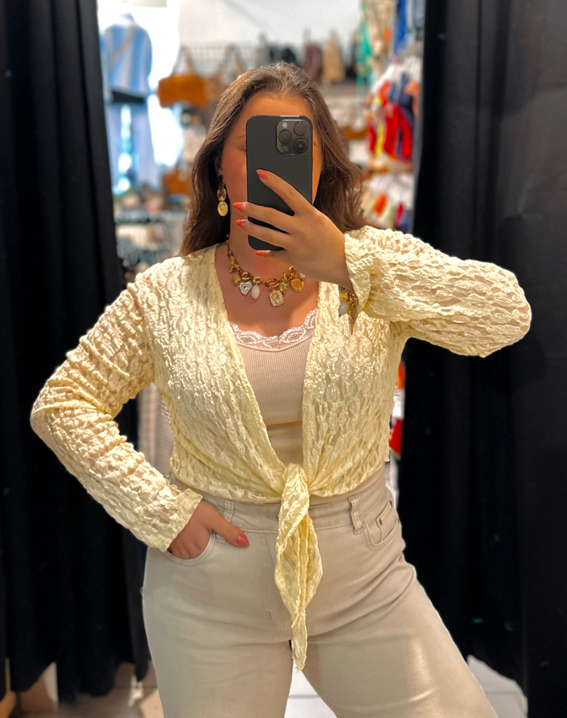 Gilet Noéline jaune