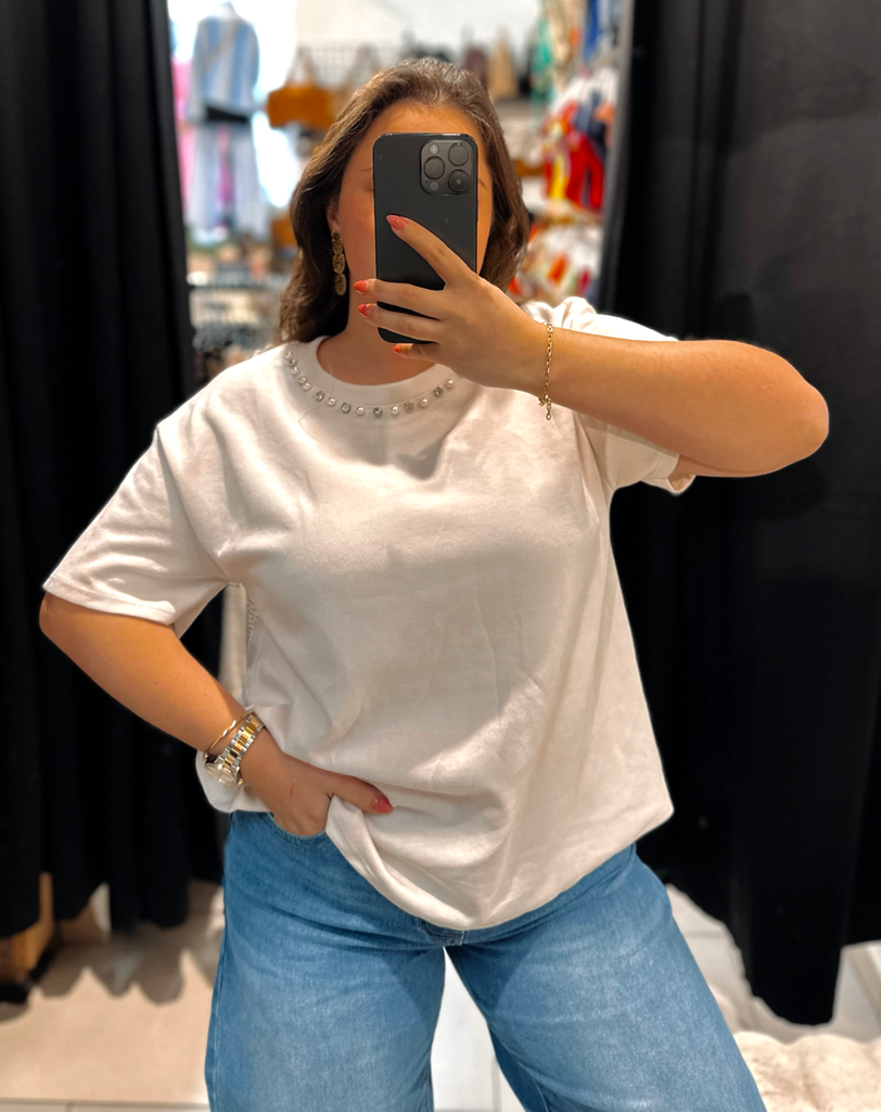 T-shirt Lucile beige