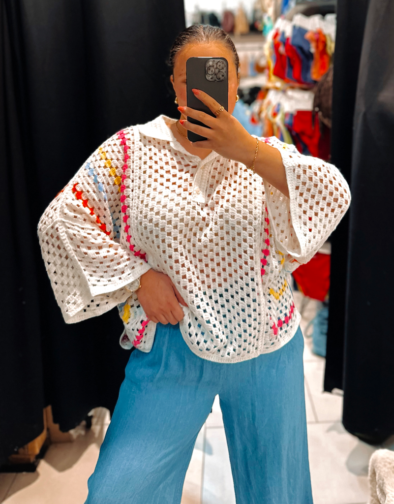 Blouse Claire blanche