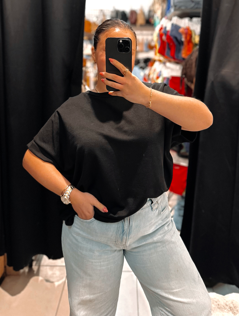 T-shirt Juliette noir