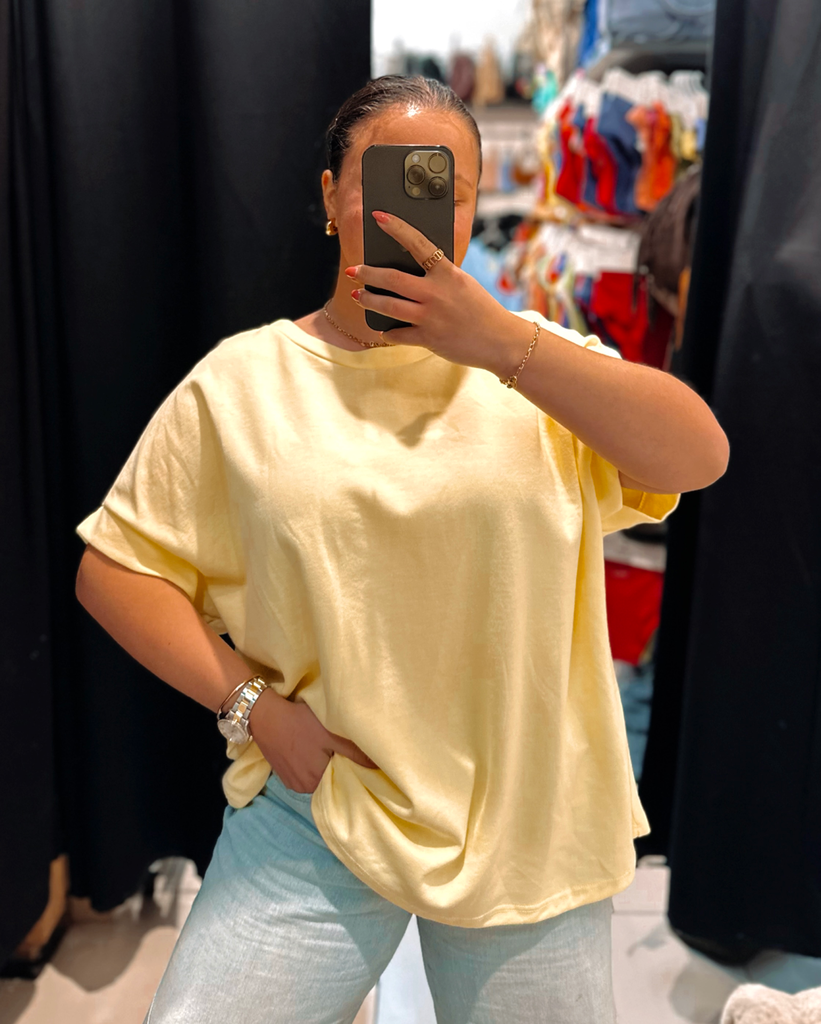 T-shirt Juliette jaune