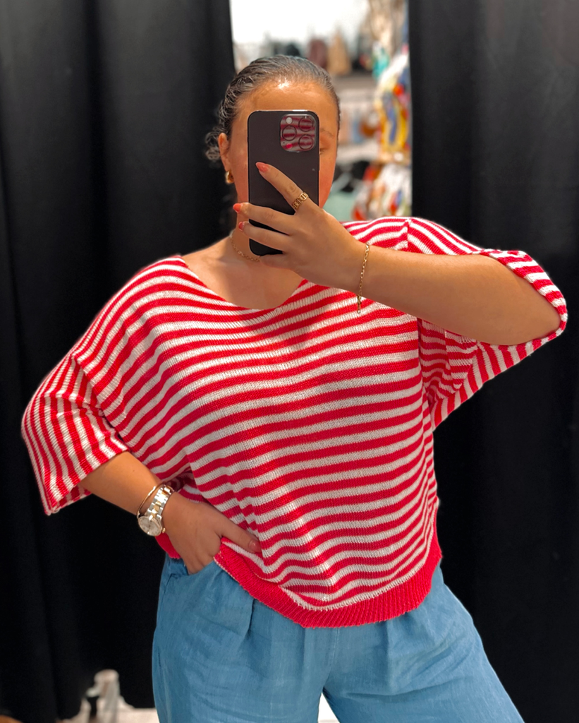 Blouse Régine fuchsia