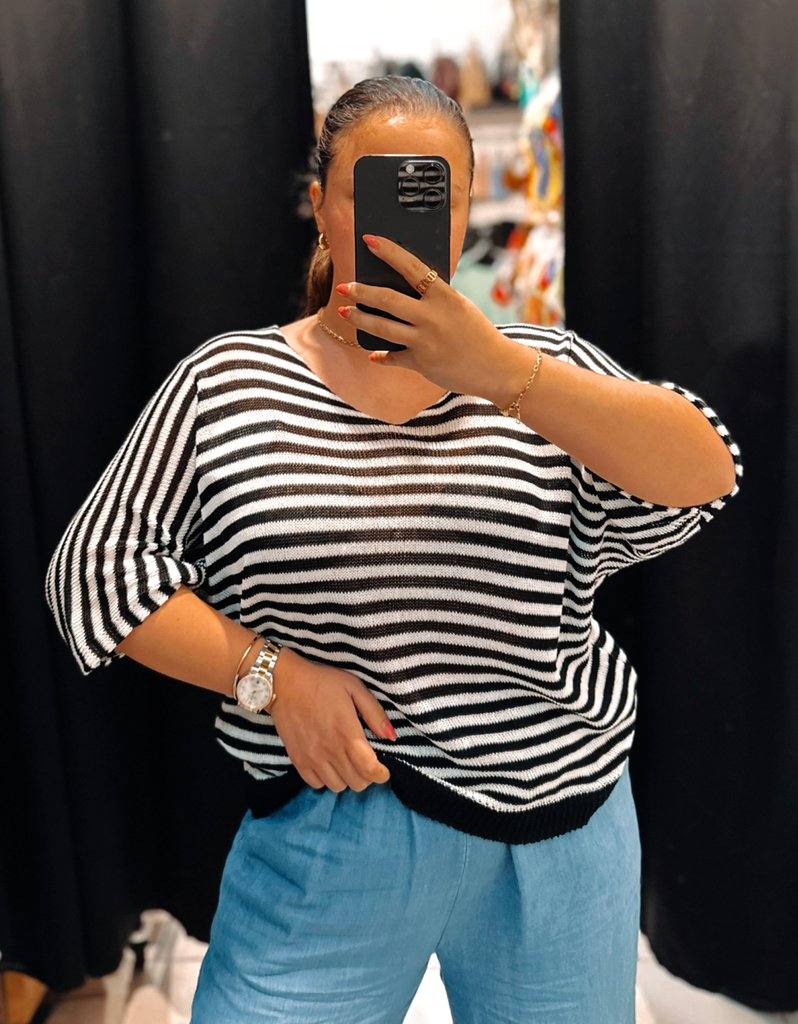 Blouse Régine noire