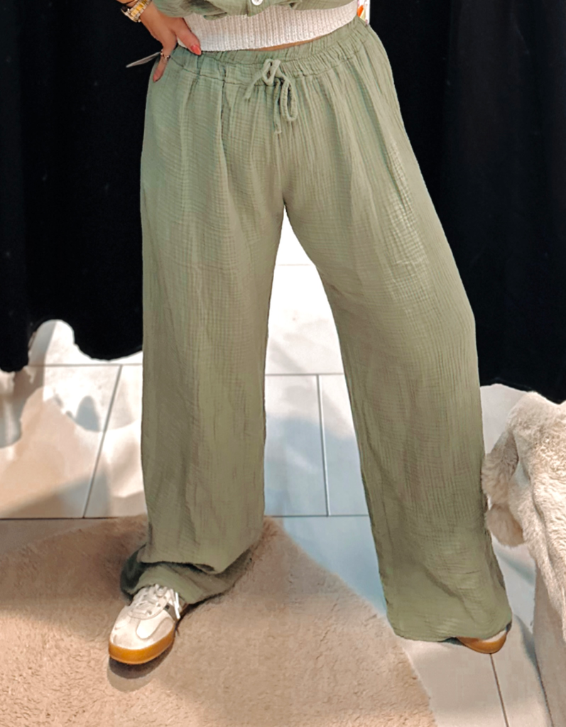 Pantalon Victoria kaki