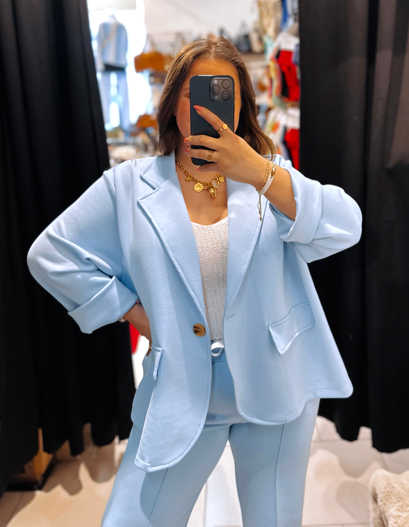 Blazer Alix bleu ciel