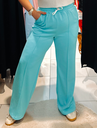 Pantalon Véra turquoise