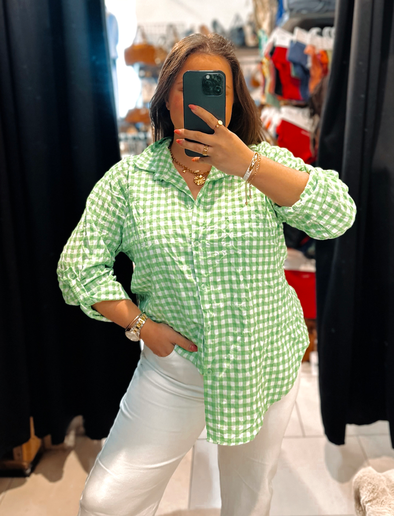 Chemise Huguette verte