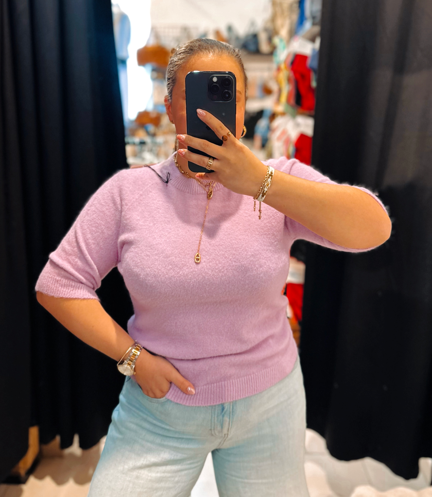 Pull Carmen lilas