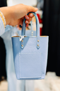 Sac Maria cuir bleu