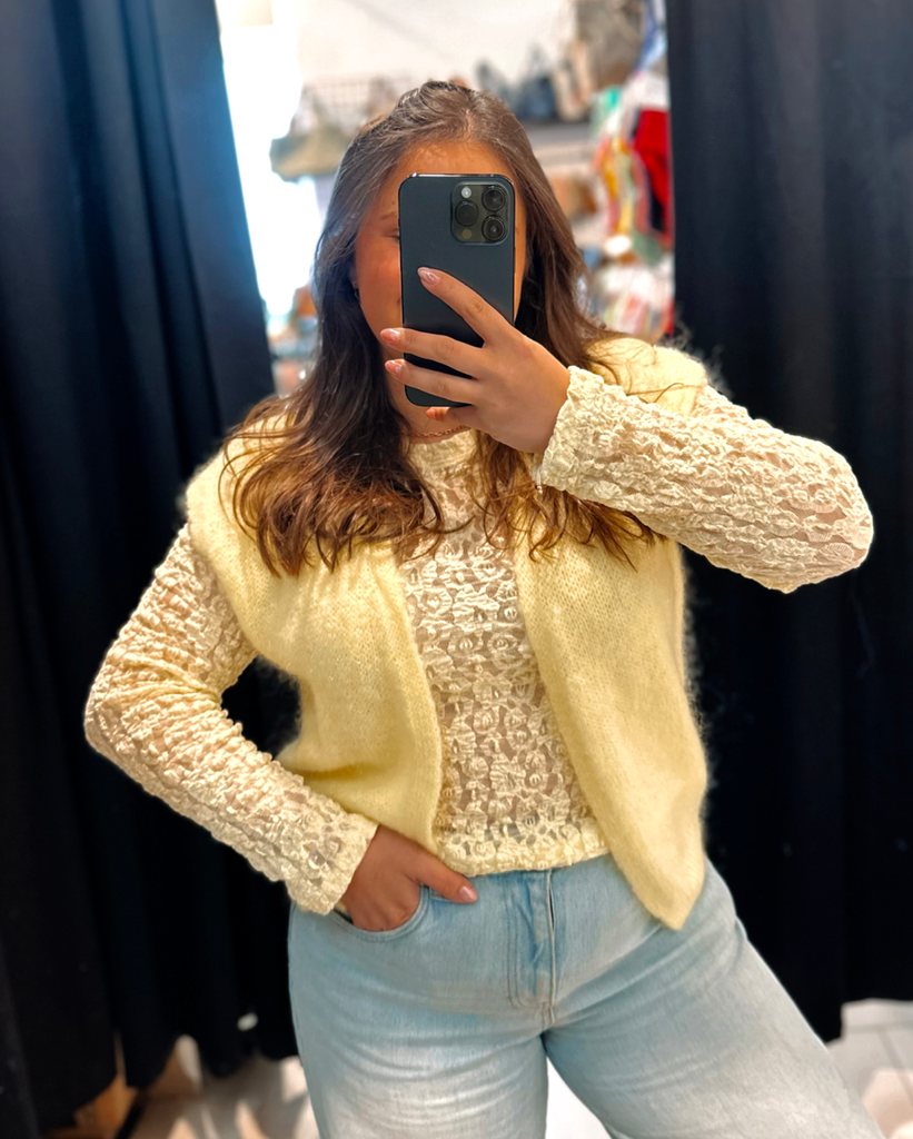 Gilet Laurène jaune