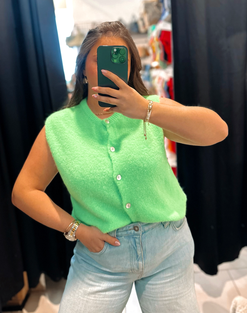 Gilet Inès vert fluo