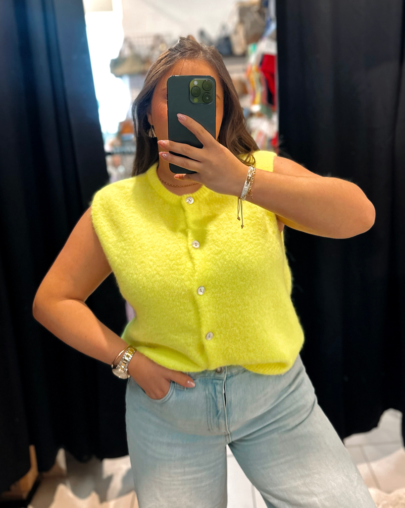 Gilet Inès jaune fluo