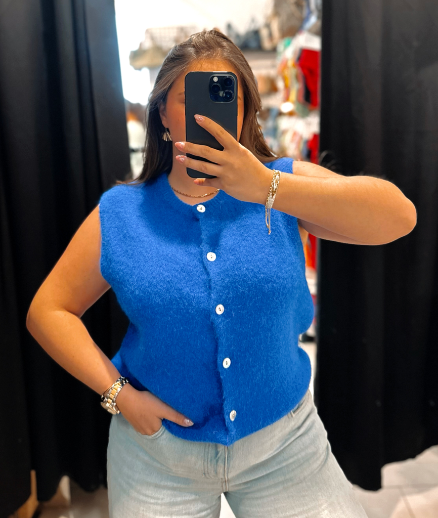 Gilet bleu roi