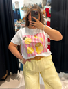 T-shirt lemon rose