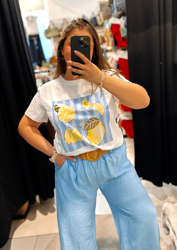 T-shirt Lemon bleu