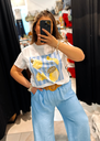 T-shirt Lemon bleu