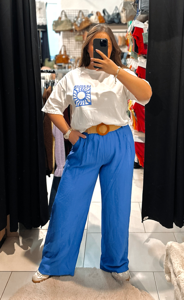 Pantalon Alba bleu roi