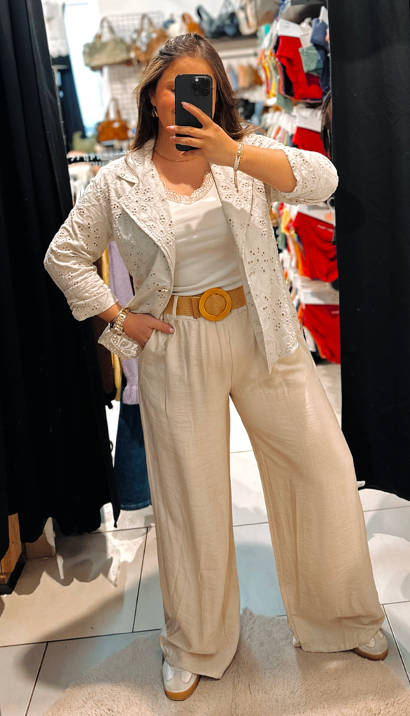 Pantalon Alba beige