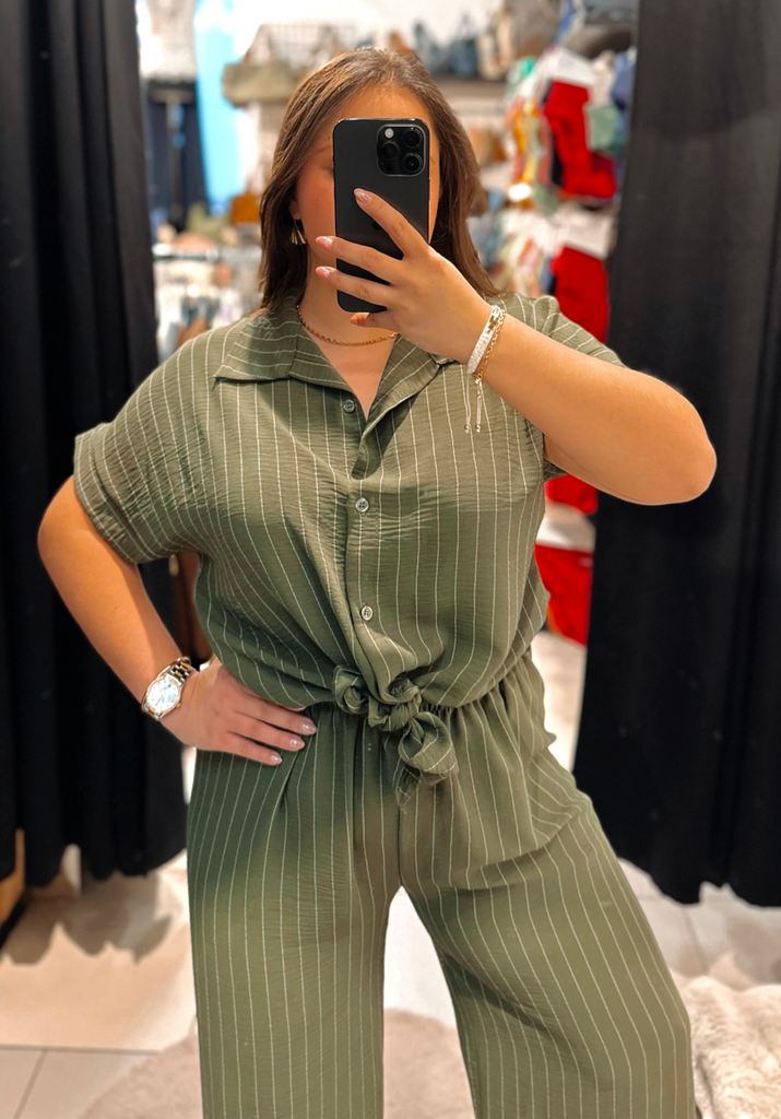 Chemise Alizée kaki