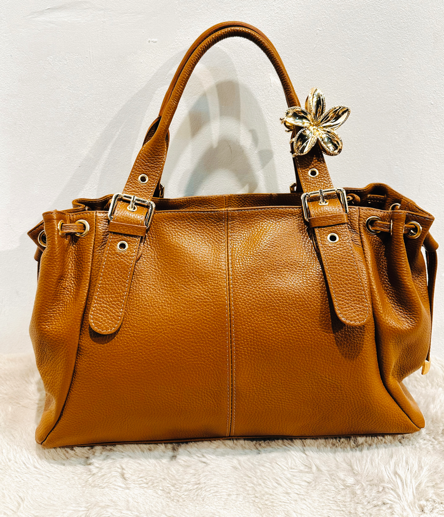 Sac Gérard XL camel en cuir