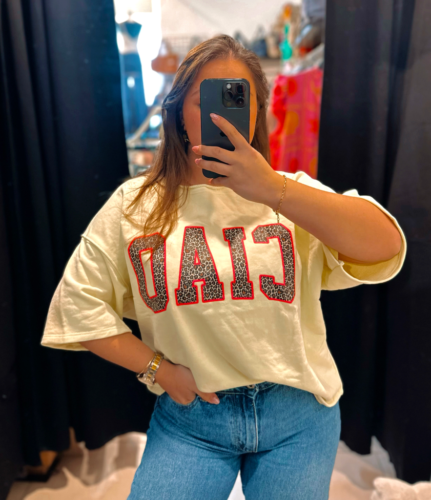 Sweat Ciao jaune
