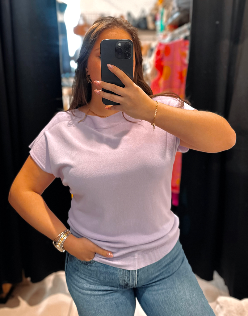 Blouse Suzie lilas