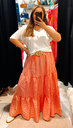 Jupe Dita corail