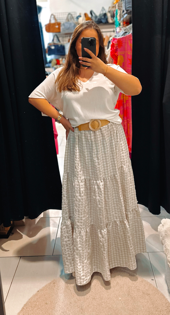 Jupe Dita beige