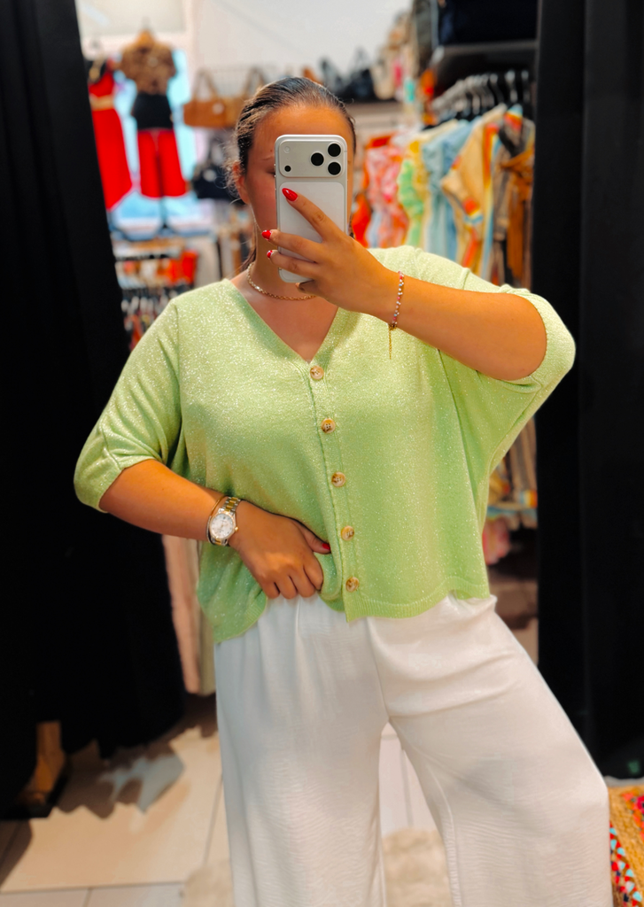 Gilet Angèle vert