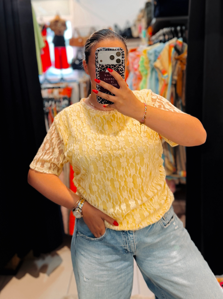 T-shirt Kimmy jaune