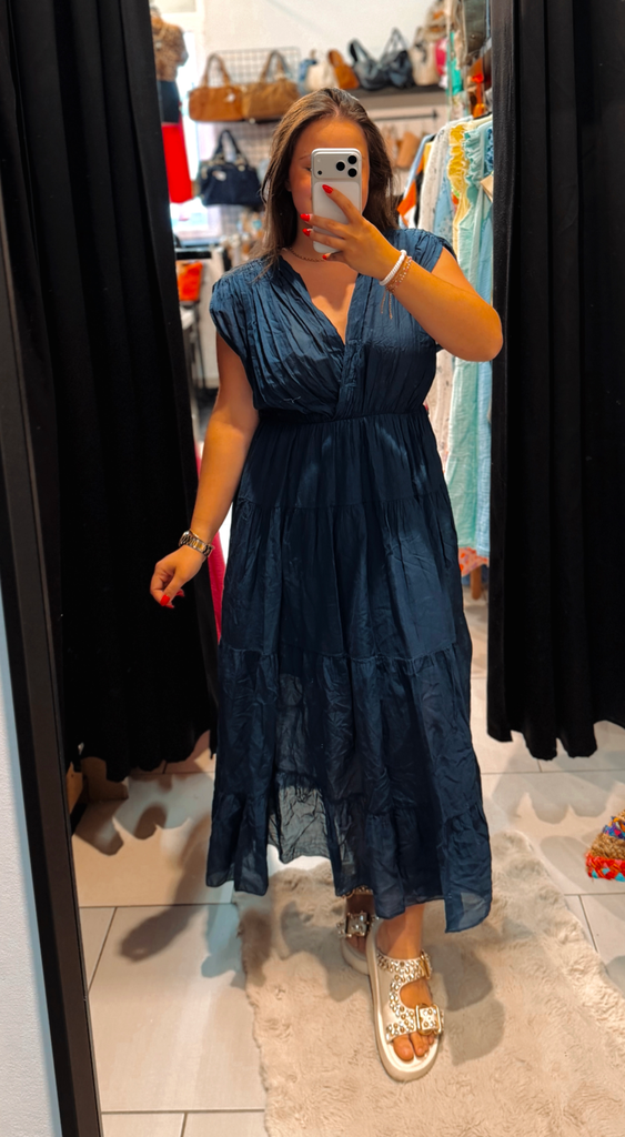 Robe Laura bleu marine