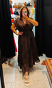 Robe Laura chocolat