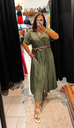 Robe Annick kaki