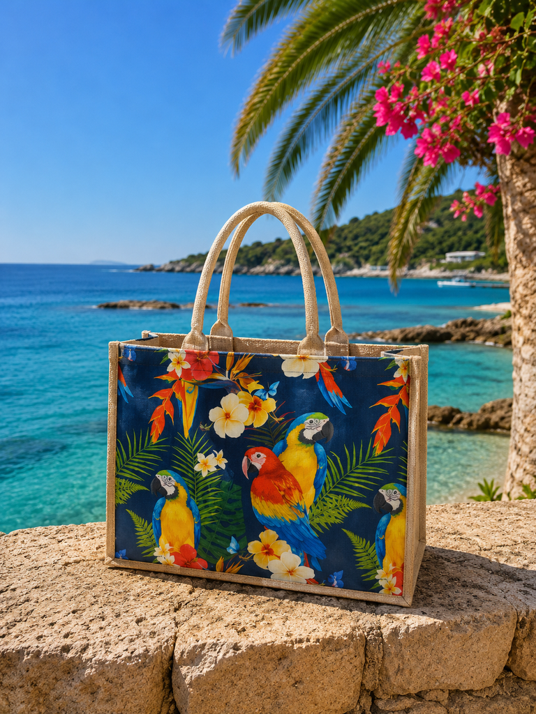 Sac Summer perroquet
