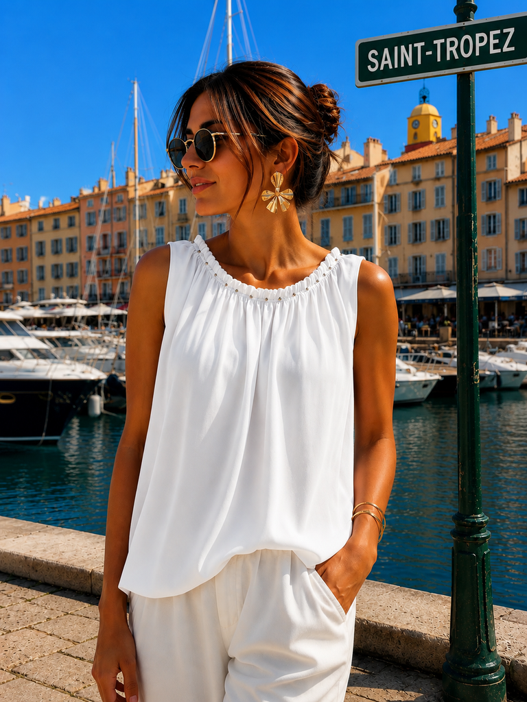 Blouse Maya blanche