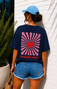 T-shirt Spread love - bleu marine