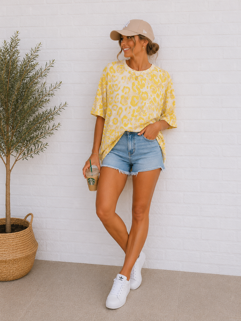T-shirt Nila jaune