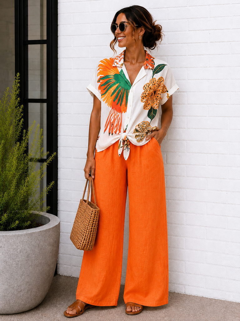 Chemise Kalista - orange