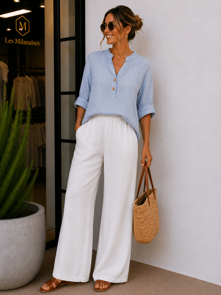 Chemise Cassandre - bleue