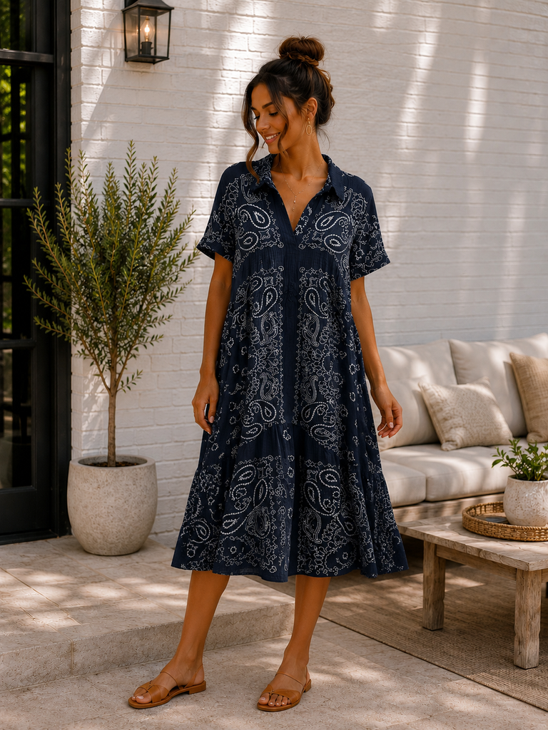 Robe Bandana - bleue marine